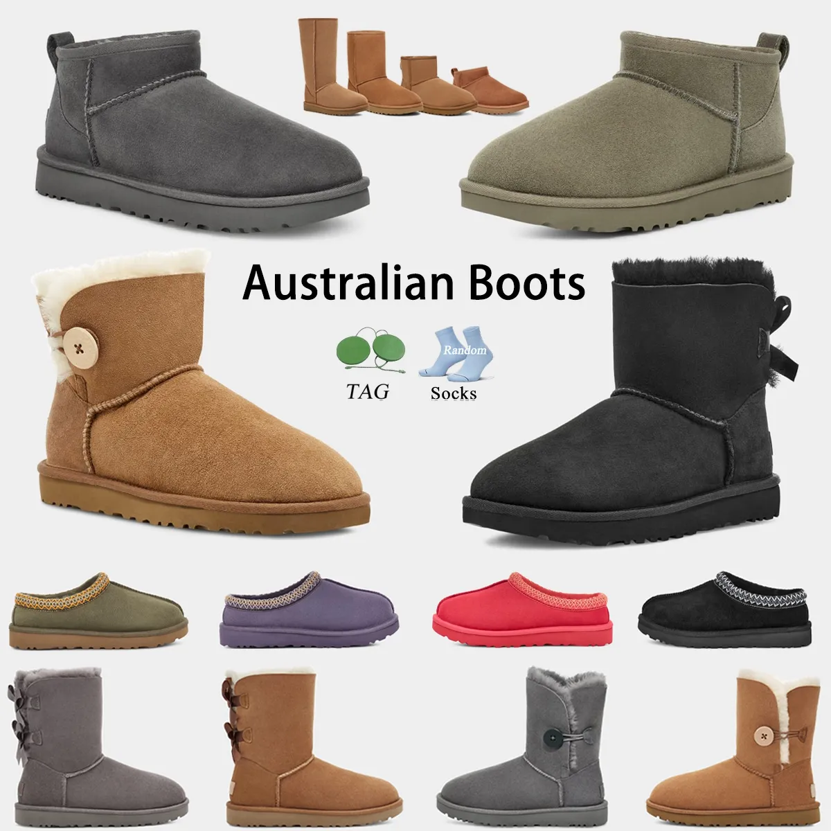 Bottes D'hiver Pour Filles En Fausse Peau De Mouton - Bottes De Neige Tendance Avec Nœud - Chaussures De Princesse Pour Enfants, Noir, 1 Grand Enfant