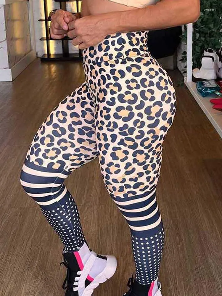 Women's Leggings Leopard Printed Sexy Women Fitness Leggins Gym Yoga Pants  High Waist Sports Female Clothing