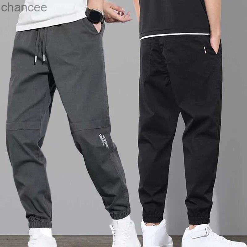 Hip Hop Joggers Cargo pantalon hommes gymnases Fitness pantalons décontractés entraînement pantalons de survêtement pantalons de survêtement hommes Streetwear taille extensibleLF20230824.