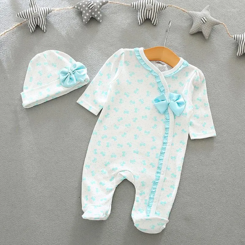 Roupas Conjuntos de roupas Baby Romper Christmas Cotton Printe