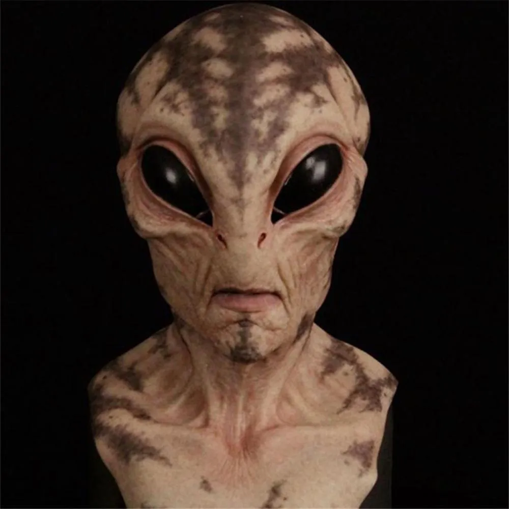 Scary Alien Mask - Halloween Costume, Creepy Horror Cosplay Mask ...