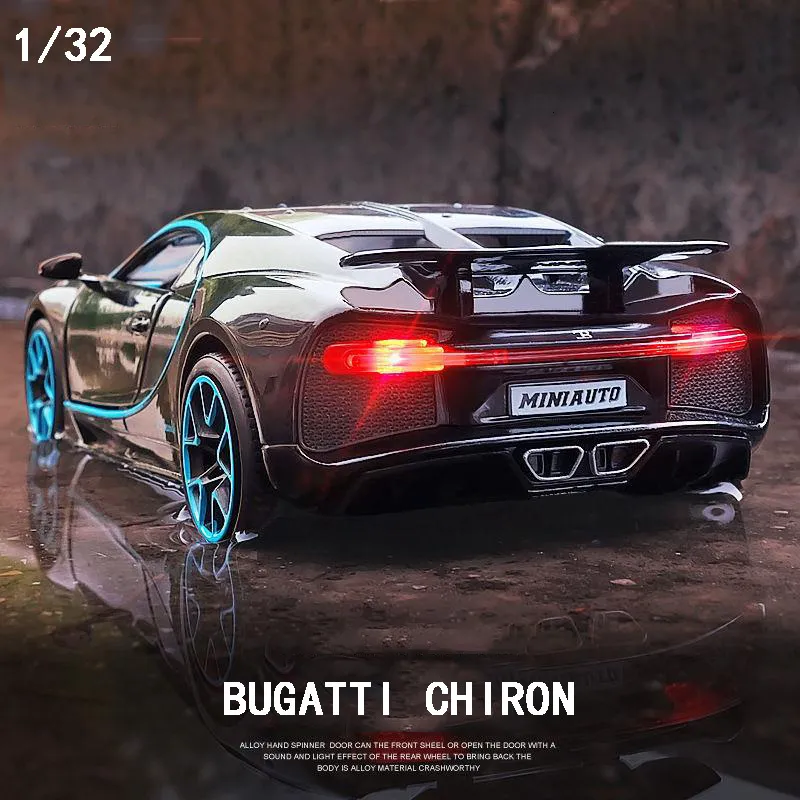 Diecast Model Car 1 32 Toy Car Bugatti Chiron Metal Toy Alloy Car Diecasts игрушечные автомобили Car Model Miniature Boy Model Car Toys для детей 230823