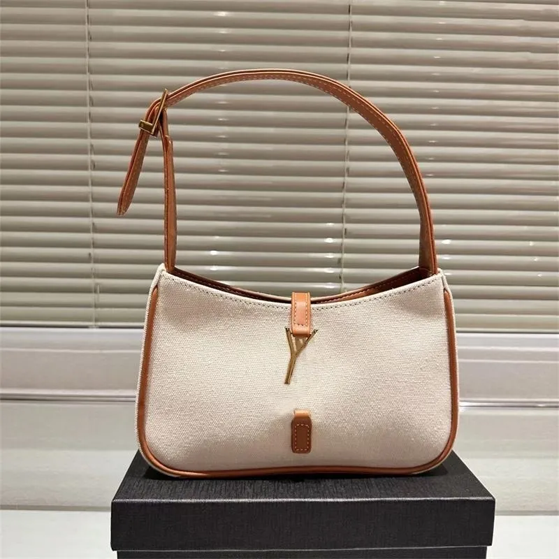 2023 LE5A7 Sacs Sacs à main Hobo Sac de designer Femme Sac à bandoulière Petit sac à main Totes Toile Cuir 5A