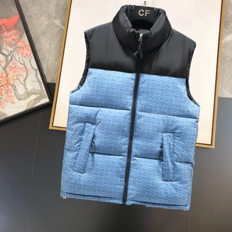 Fashion Men vest Down cotton waistcoat designs Mens and women's No Sleeveless Jacket puffer Autumn Winter Casual Coats Couples vests Keep warm Coat Large size M-3xl#04