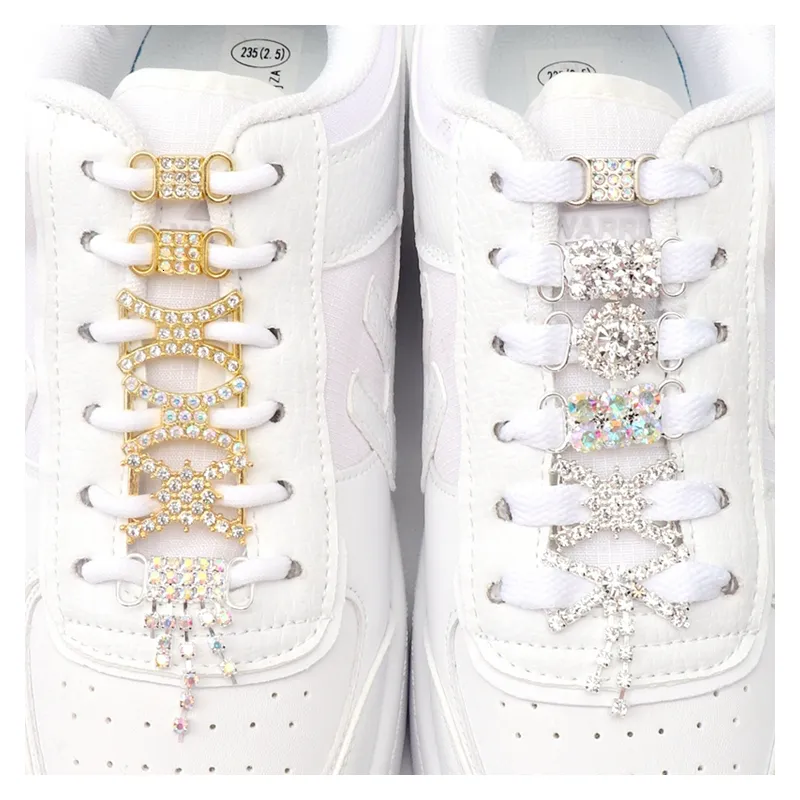 Diamond Shoelaces Sneakers Clips Decoration Shoe Charms Decorative Shoe  Clips Gem Accessory Gift for Rhinestone Shoelace