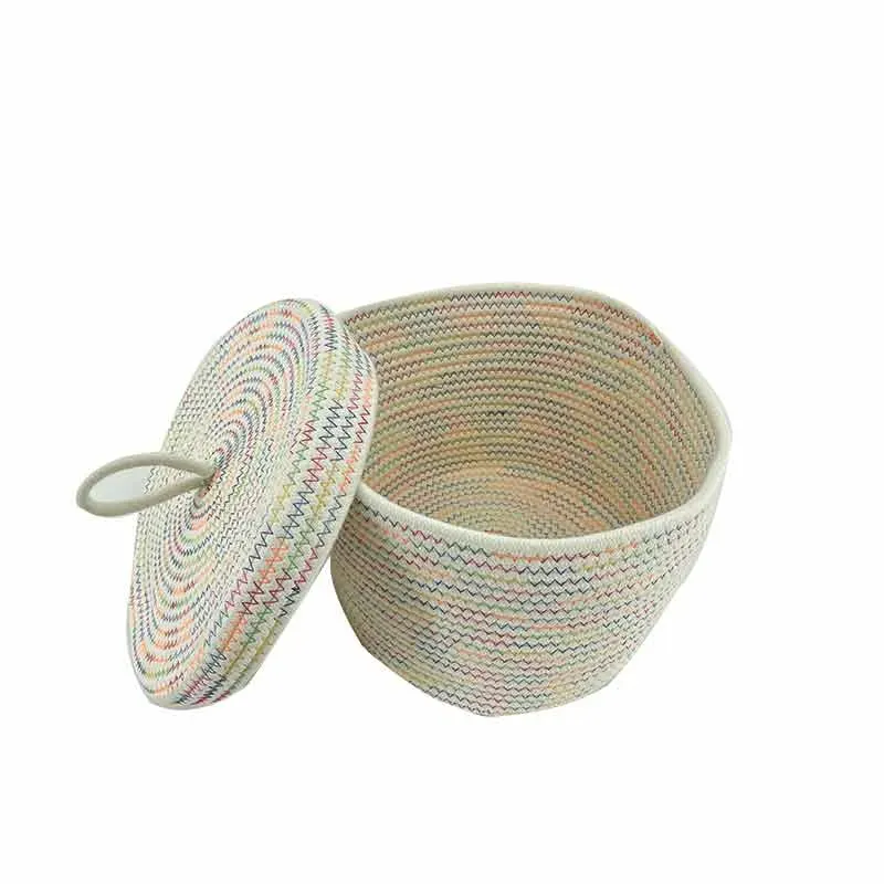 Panier De Rangement Lot De 3 Nylon Gris