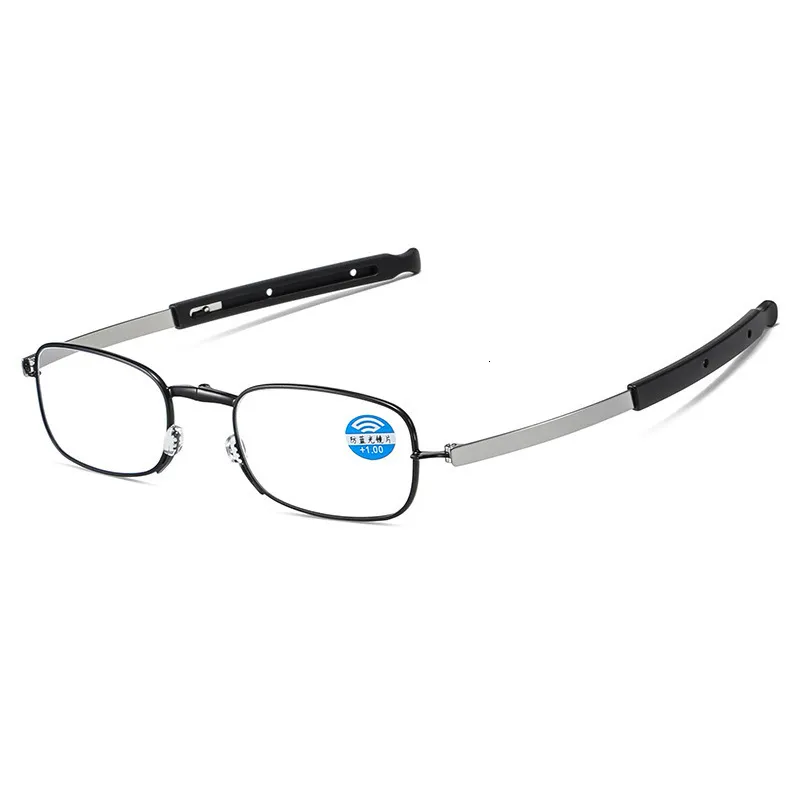 Sonnenbrillen Frames Design Antiblue -Lesebrille für Männer Mode falten tragbare ultraleichte Brillen für Frauen10 15 20 25 35 40 230823