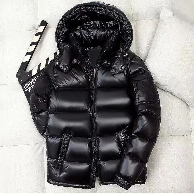 Hommes Jakcet designer hommes vers le bas parkas vêtements chauds manteaux bouffants fermeture éclair manches longues imprimer vêtements Top S-2XL197E