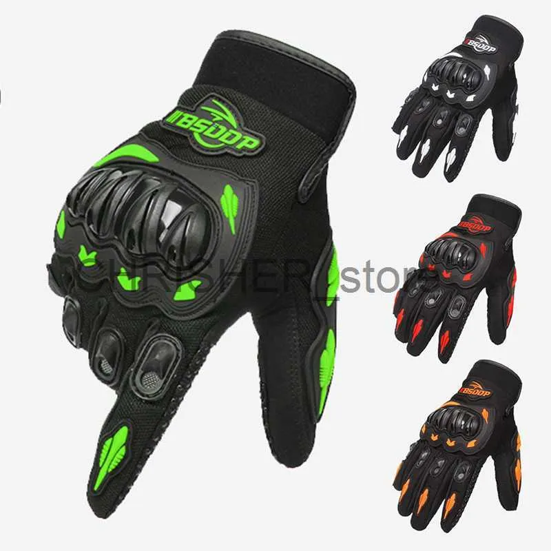 Cykelhandskar Tillbehör för motorcyklar Motorcyklist Cykelhandskar Bike Cross Men's Equipment Motocross Protection Protective Gear Cycling X0824