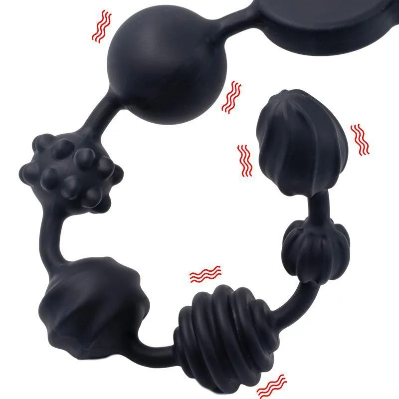 Silicone Anal Masturbator with 3 Vibrating Anal Balls, 42cm Super Long Butt Plug, Lace G-string Panties for Men from Dhgate Anal Toys - price 30.22 Silicone Anal Masturbator with 3 Vibrating Anal Balls, 42cm Super Long Butt Plug, Lace G-string Panties for Men from Dhgate Anal Toys - price 30.22