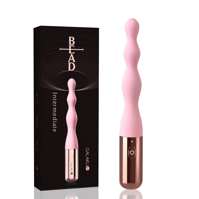 Vibrators Anale vibrator anaalplug sexproducten zachte prostaatstimulator vrouwelijke kralen speelgoedkont 230824
