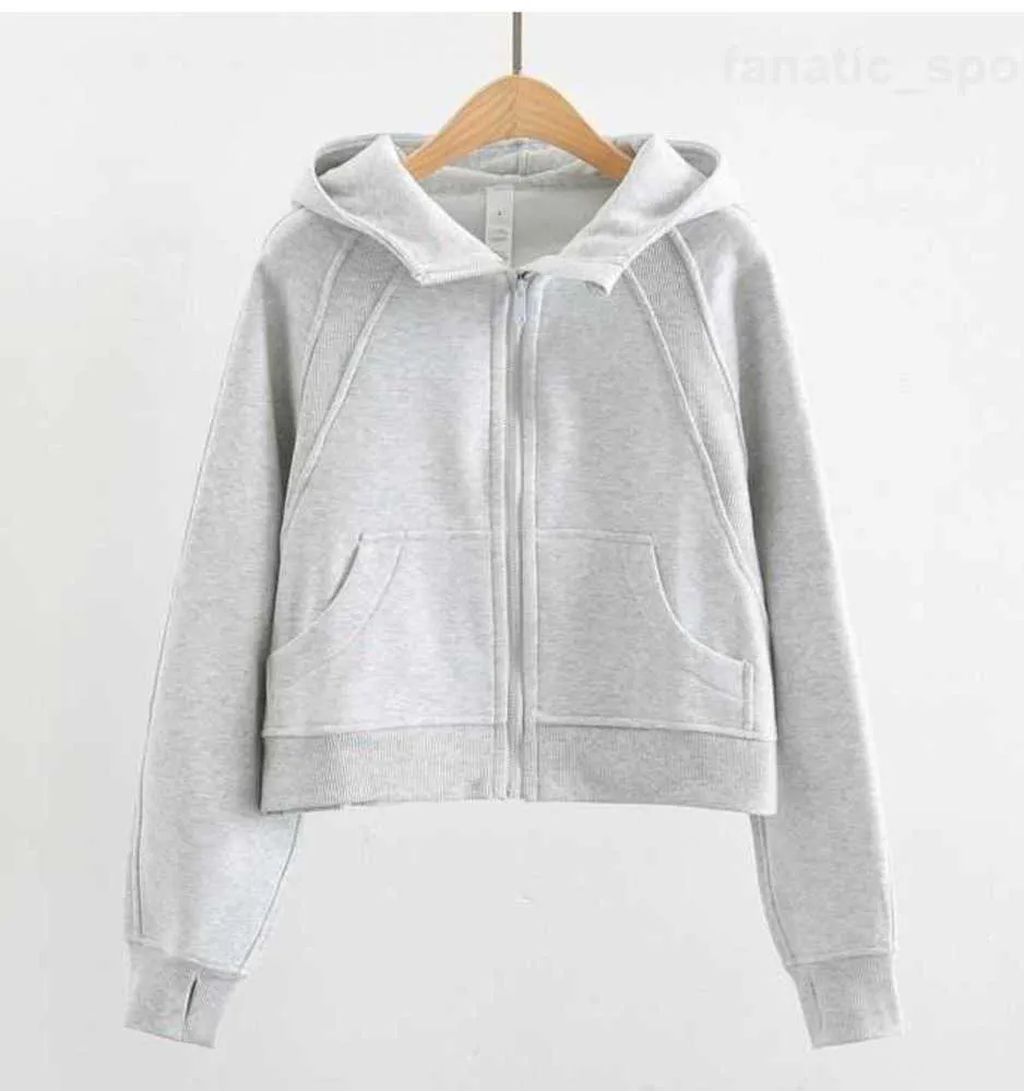 Scuba Yoga Lady Fitness Hoody Coat Loose Full Zip Running Hooded Long Sleeve Pullover Woman Gym Sweatshirts Oversized Clothes Outdoor hoodies cotton