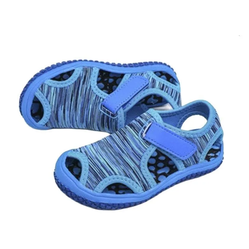 Flat Shoes ZzFaber Children Soft Sandals for Baby Girls Summer Kids Mesh Barefoot Sports Beach Shoes Non Slip Casual Sneakers 230823