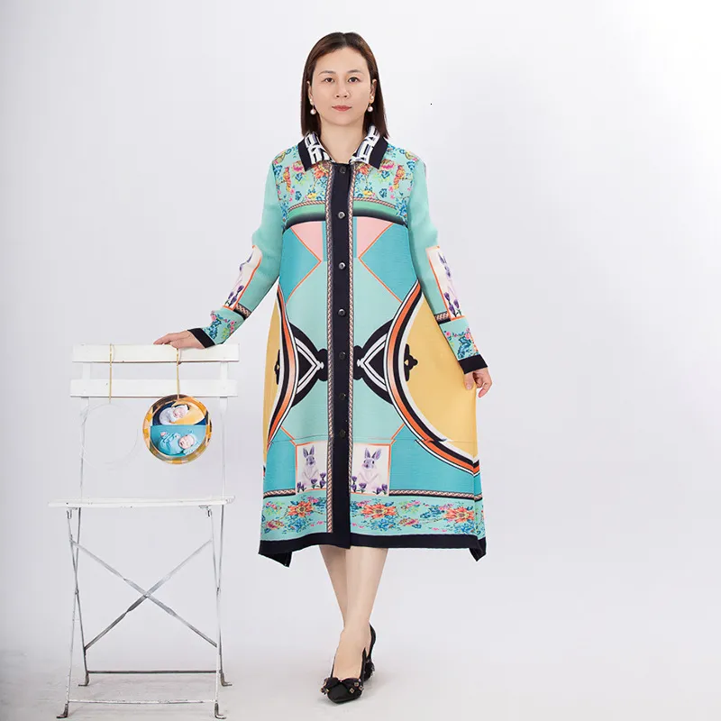 Autumn 2024 Fashion Print Lapel Long Sleeve Casual... From Hu02, $71.74 In  Bulk | DHgate.Com