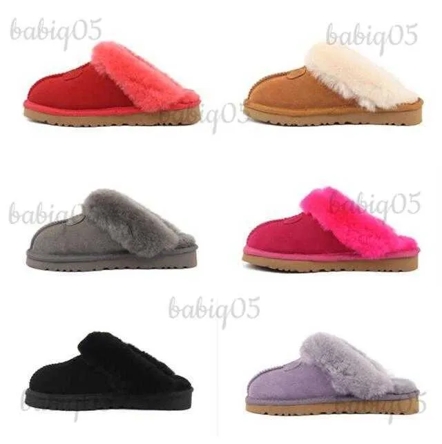 Slippers Top quality AUS 5125 man women slippers Soft comfortable sheepskin keep Warm slippers free transshipment babiq05