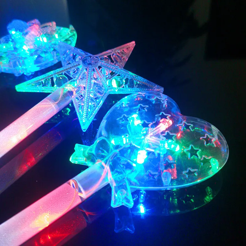 LED Light Sticks Fluorescent Party Decor Fairy Magic Wand Luminous Girl  Happy Birthday Party Supplies Glow Favor Kids Gift Light Stick 230823 From  8,45 €