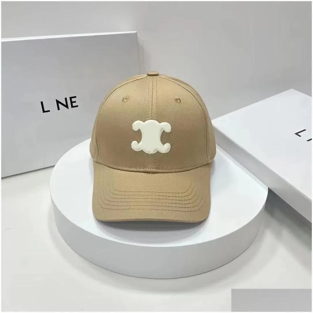 luxury designer hat embroidered baseball cap female summer casual casquette hundred take sun protection sun hat