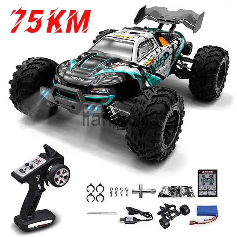 Electric/RC Car RC Car 75KMH High Speed Racing Remote Control Car Truck for Adults 4WD Off Road Monster Trucks Climbing Vehicle Christmas Gift x0824