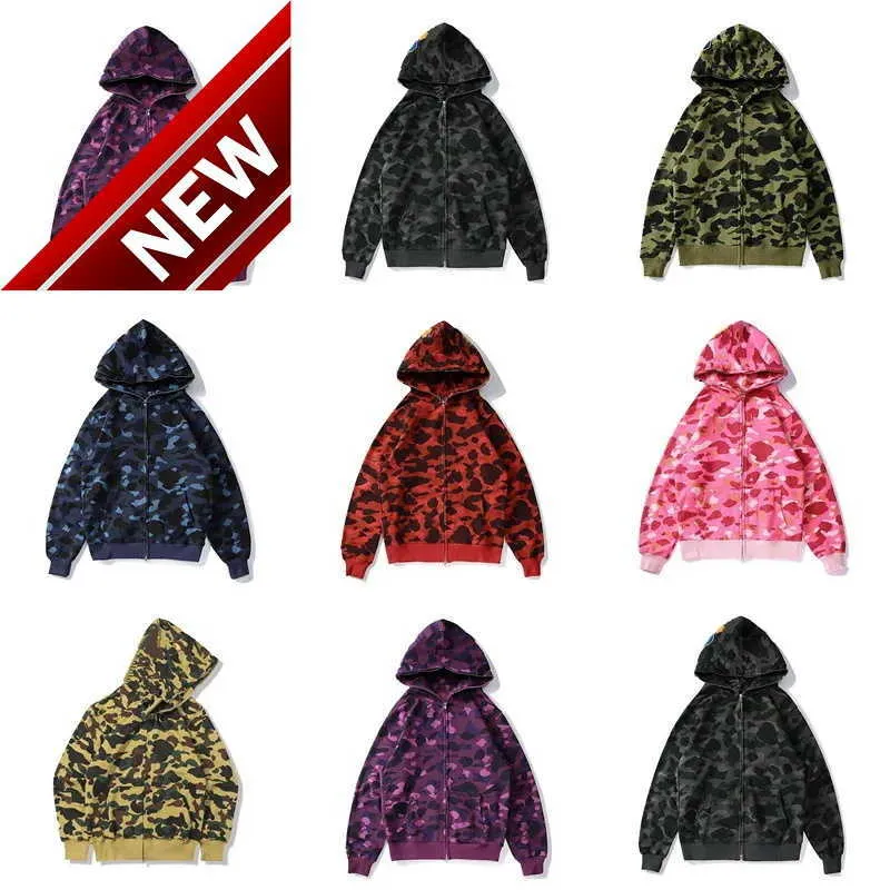 Heren hoodies sweatshirts heren hoodie mode man ontwerper heren ontwerpers hoody sweatshirt camouflage vest met capuchon casual lange mouwen tot 4xl