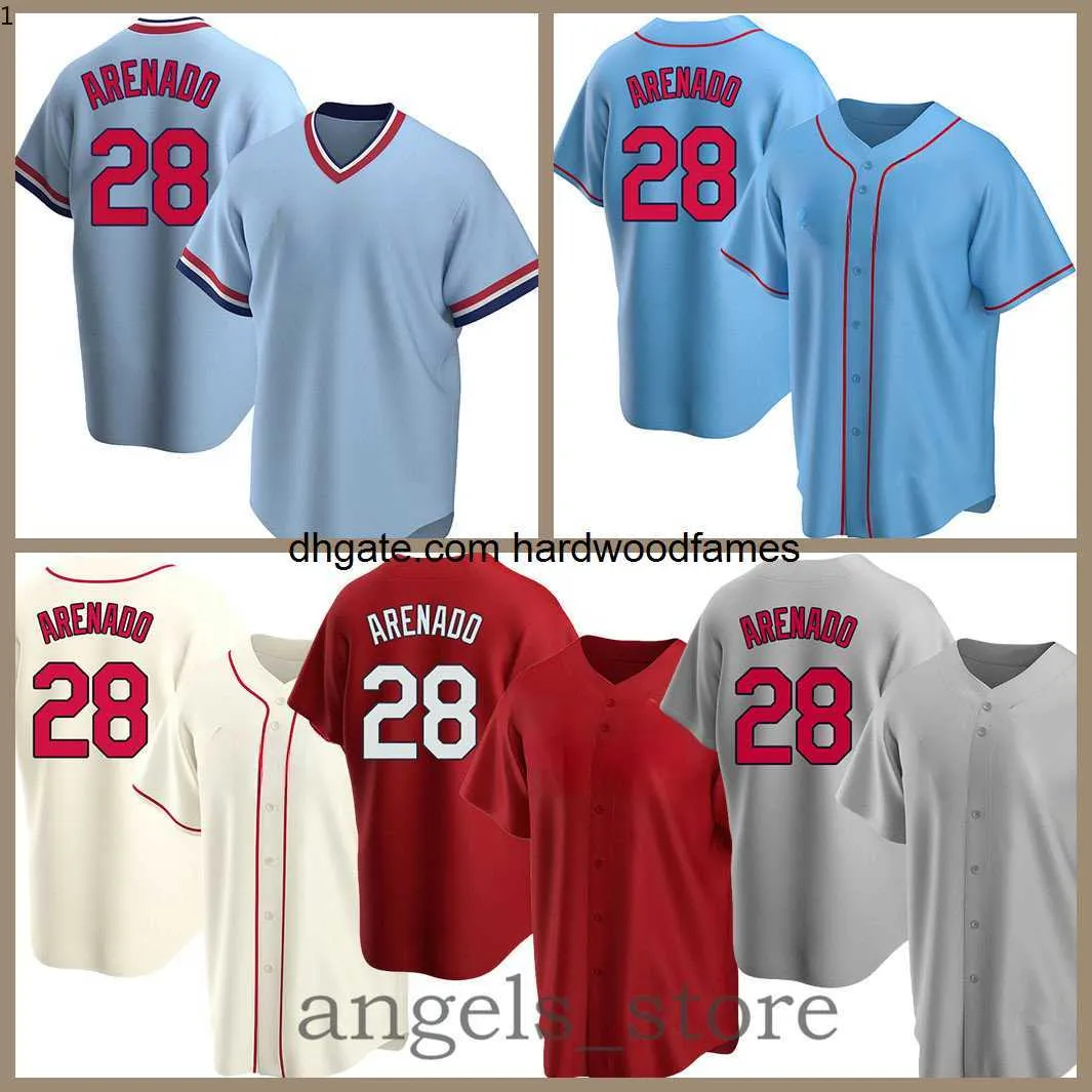 Baseball Jersey 28 Nolan Arenado 46 Paul Goldschmidt 4 Yadier Molina 1 Ozzie Smith 25 Dexter Fowler 51 McGee Green