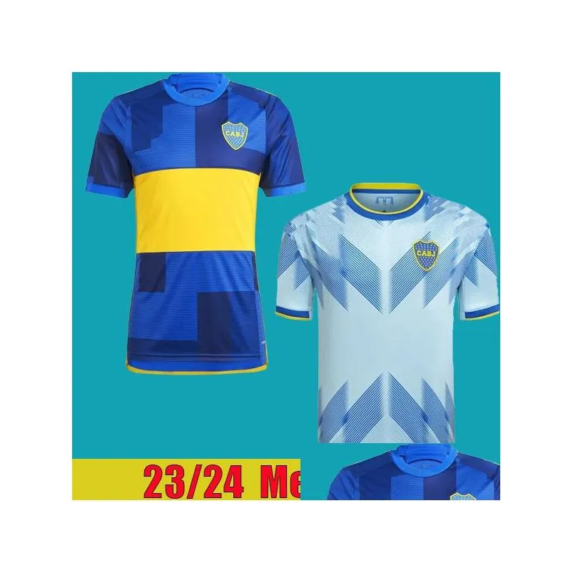 Yoga Outfit Fans Player 2023 2024 Boca Juniors Soccer Jerseys Villa Saio Men Kids Benedetto Retro Camisa De Futebol 23 24 Football S Dhurb