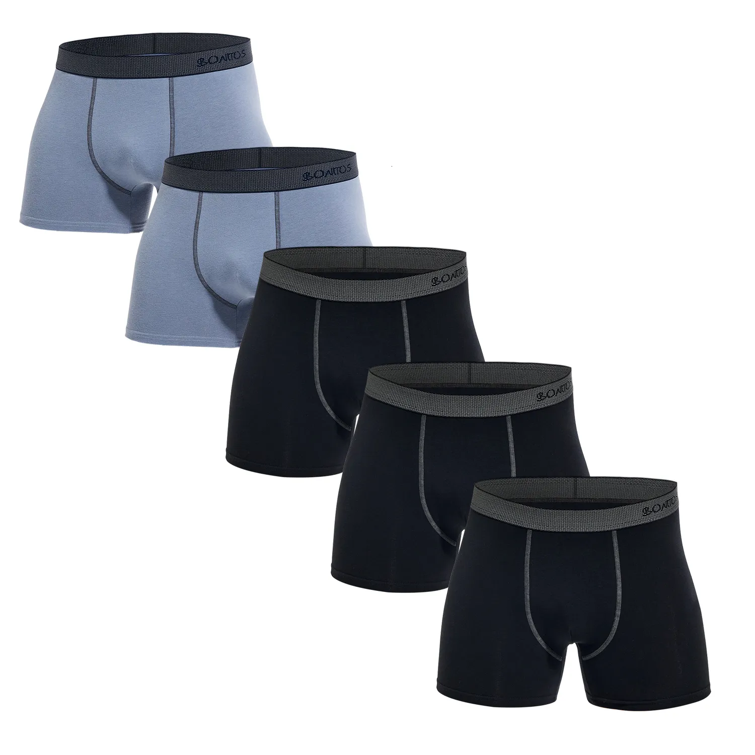 Sous-vêtements 5pcs Pack 2023 Hommes Culottes Coton Sous-vêtements Mâle Marque Boxer Et Pour Homme Ensemble De Luxe Sexy Shorts Boîte Slip Kit Gym y230823