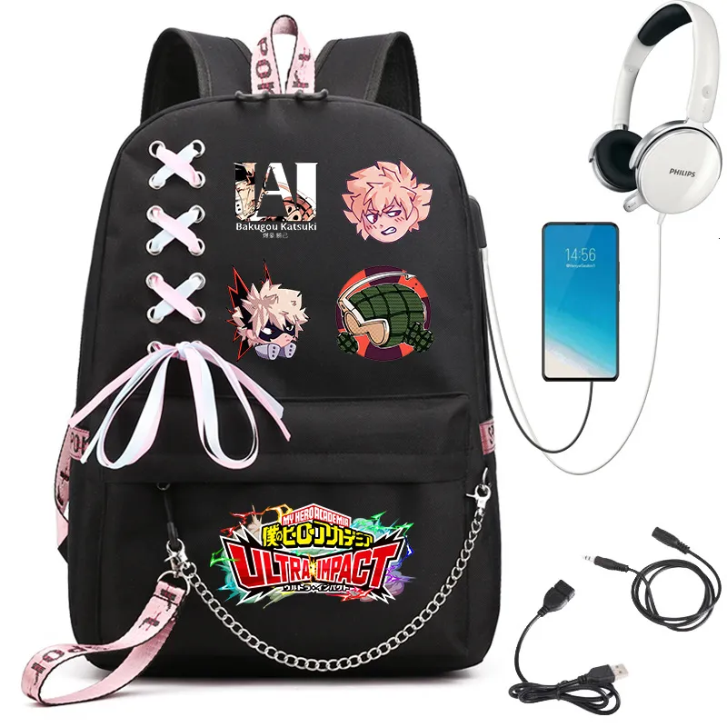 Anime ONE PIECE Backpack Student School bag Teen Shoulder Bag Laptop  Rucksack