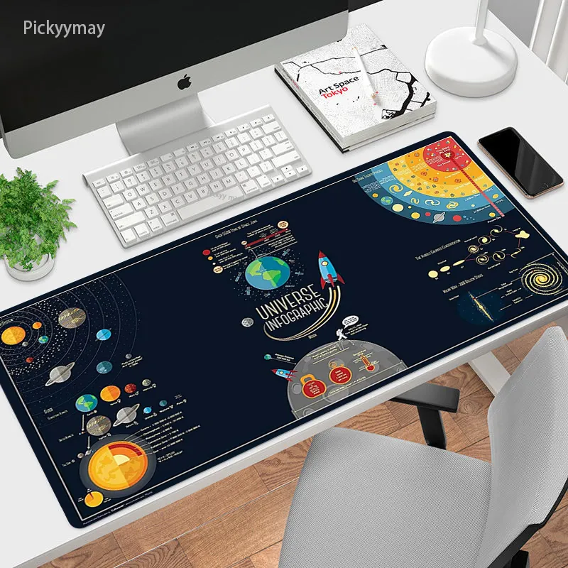 Tappetino Per Mouse Con Supporto In Gel Per Polso – Antiscivolo, 23x18 Cm, Nero, Per PC E Laptop, Riduce L'Affaticamento