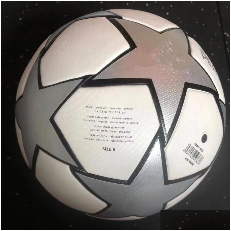  22 23 24 european champion soccer ball size 5 2022 2023 2024 final kyiv pu balls granules slip-resistant football