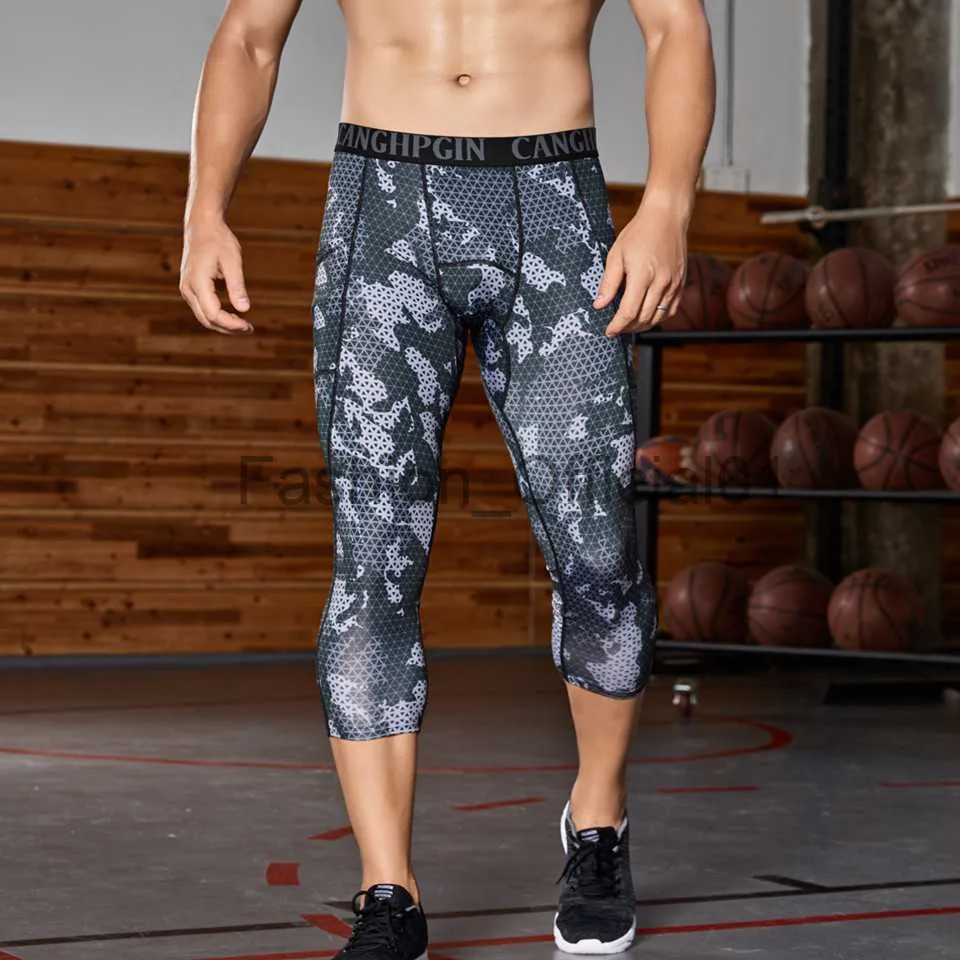 Men Sport 3/4 Running Pants With Phone Pocket Capris Training Tights Gym  Fitness Athletic Leggings X0824 From 7,74 €
