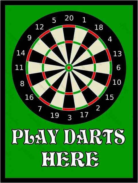 "Darts Club" Rustic Retro Metal Tin Sign - Novelty Gift For Man Cave Or Pub