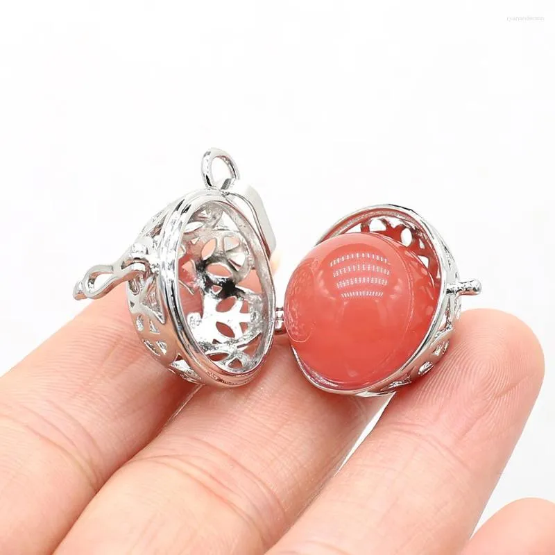 Pendant Necklaces Style Necklace Natural Stone Cage For Jewelry Making DIY Women Bracelet Gift Accessory