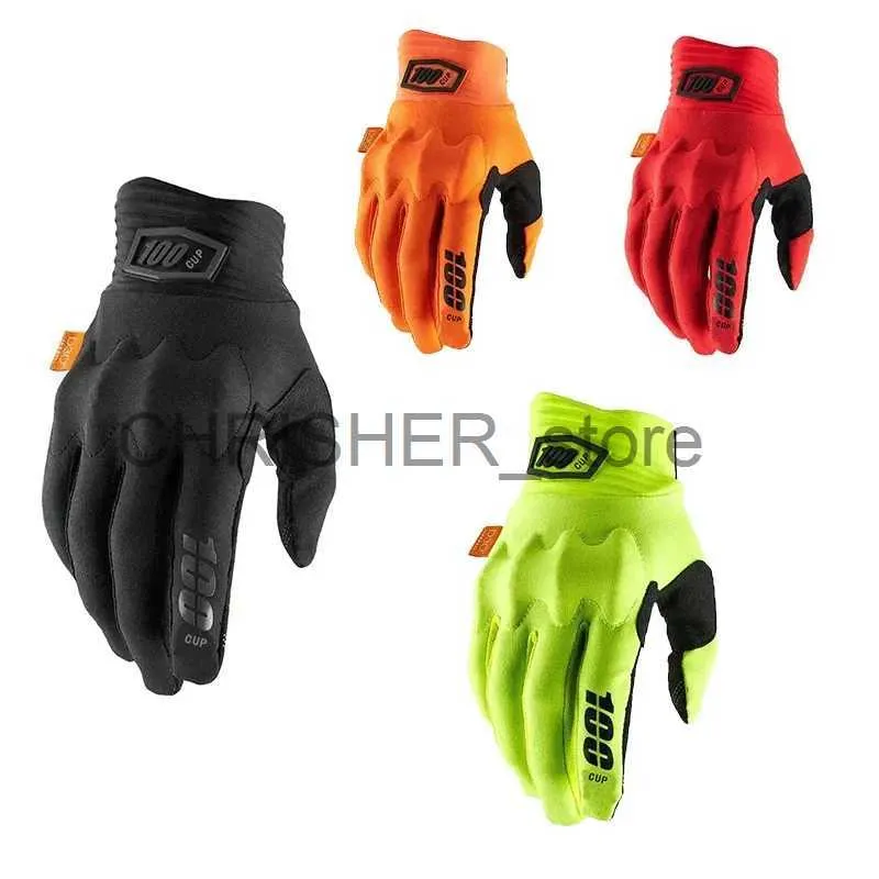 Cykelhandskar Motocross racinghandskar Downhill Mountain Bike DH MX MTB Motorcykel Glove Summer Mens Woman Motorcykelkopp 100 handskar x0824