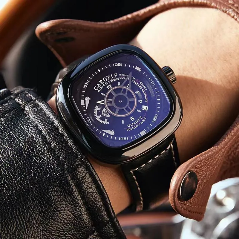 Нарученные часы роскошные мужчины смотрят высочайшее качество автоматическое механическое для Reloj Hombre Business Man.
