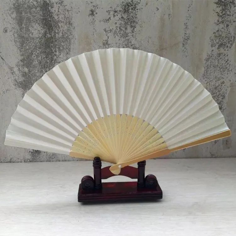 Wedding Favors Gifts Elegant Solid Candy Color Silk Bamboo Fan Cloth Wedding Hand Folding Fans+DHL 