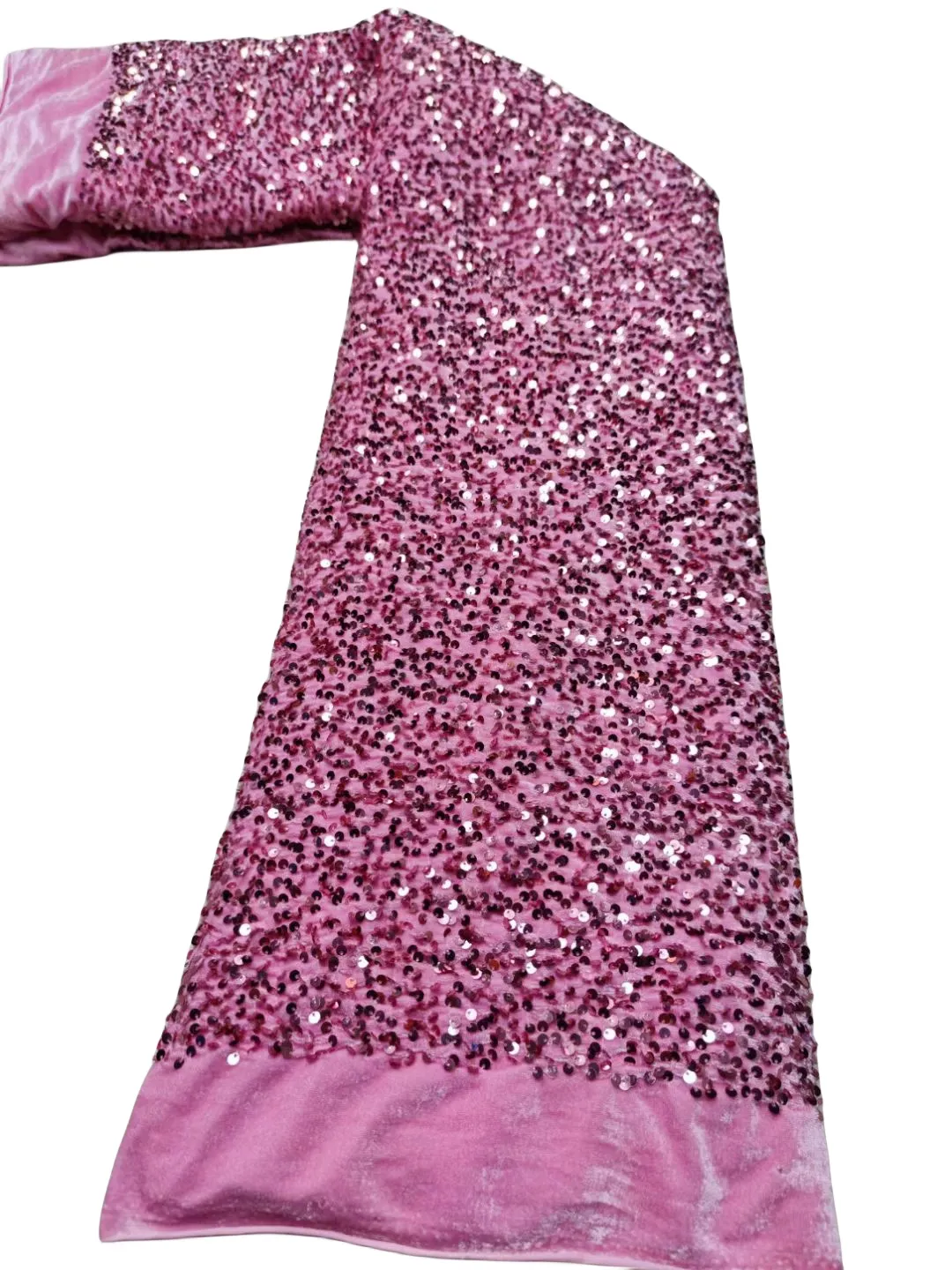 KY-7066 Flanellelette-Spitzenstoff mit Pailletten, die Handwerksvelvet Neueste 5 Yards Anlass Party für Frauen formelle Kleider Afrikaner zum Verkauf Sommer und Herbst 2023