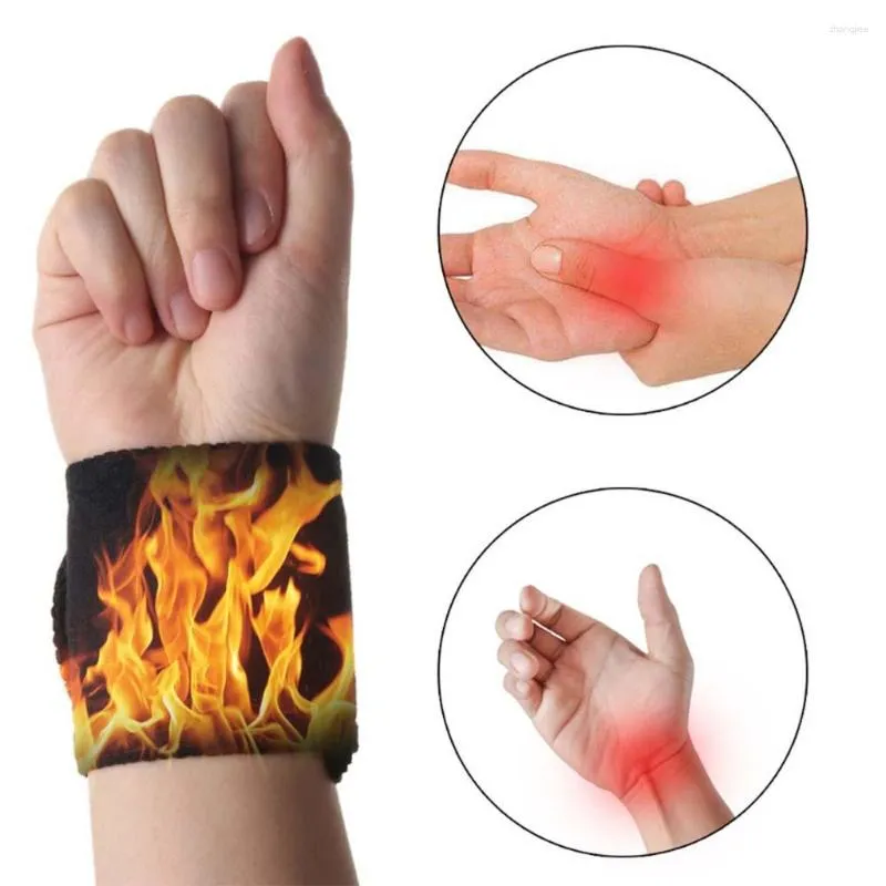 Wrist Support Therapy Heated Hand Warmer Wristband Brace Wrap Carpal Strap Wraps Bandages Tunnel