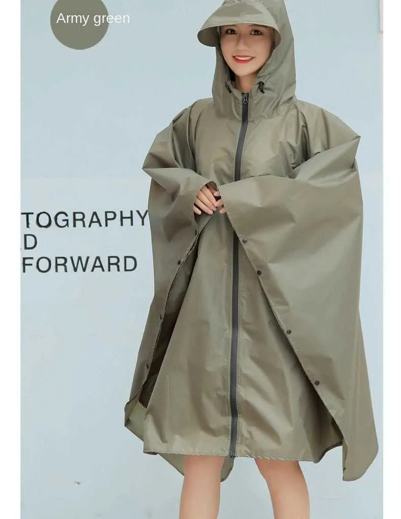 Poncho de lluvia impermeable chubasquero capa para adulto hombre mujer  plegable