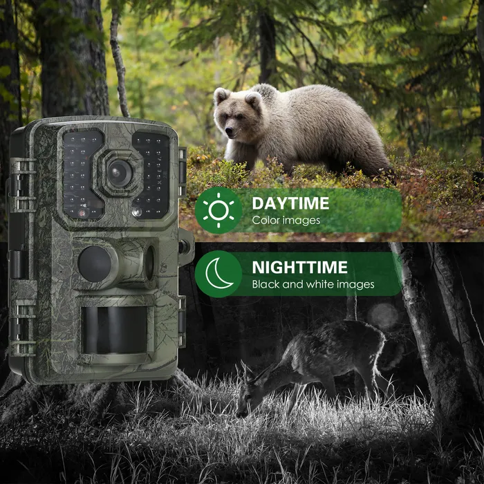 Weatherproof Cameras 4K Trail Camera 16MP Wildlife Scouting Tracking Dual PIR Sensors 0 5s Trigger Time Infrared Night Vision 230823