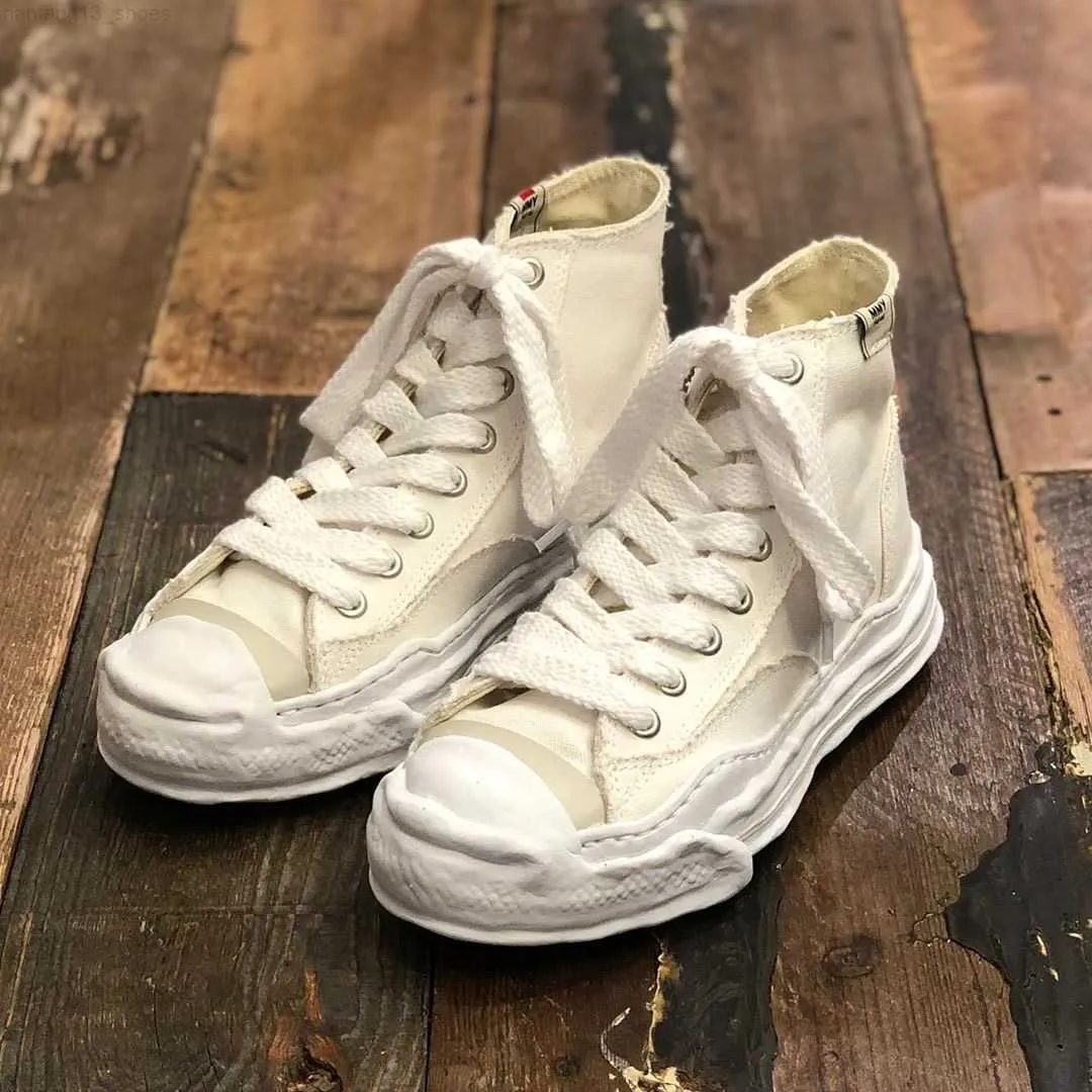Maison Mihara Yasuhiro Dissolve MMY Unisex High-Top Canvas 