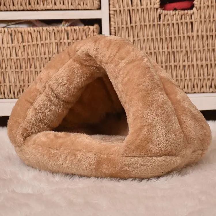 Winter Warmth Semi Enclosed Kmart Pet Bed Dogs Nest, Cats Triangle