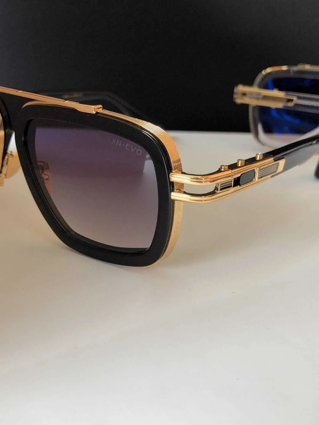 Um dita lxn-evo dts403 top original de alta qualidade designer de alta qualidade glasses masculinos famosos famosos moda retro de luxo de luxo e óculos de moda design y98
