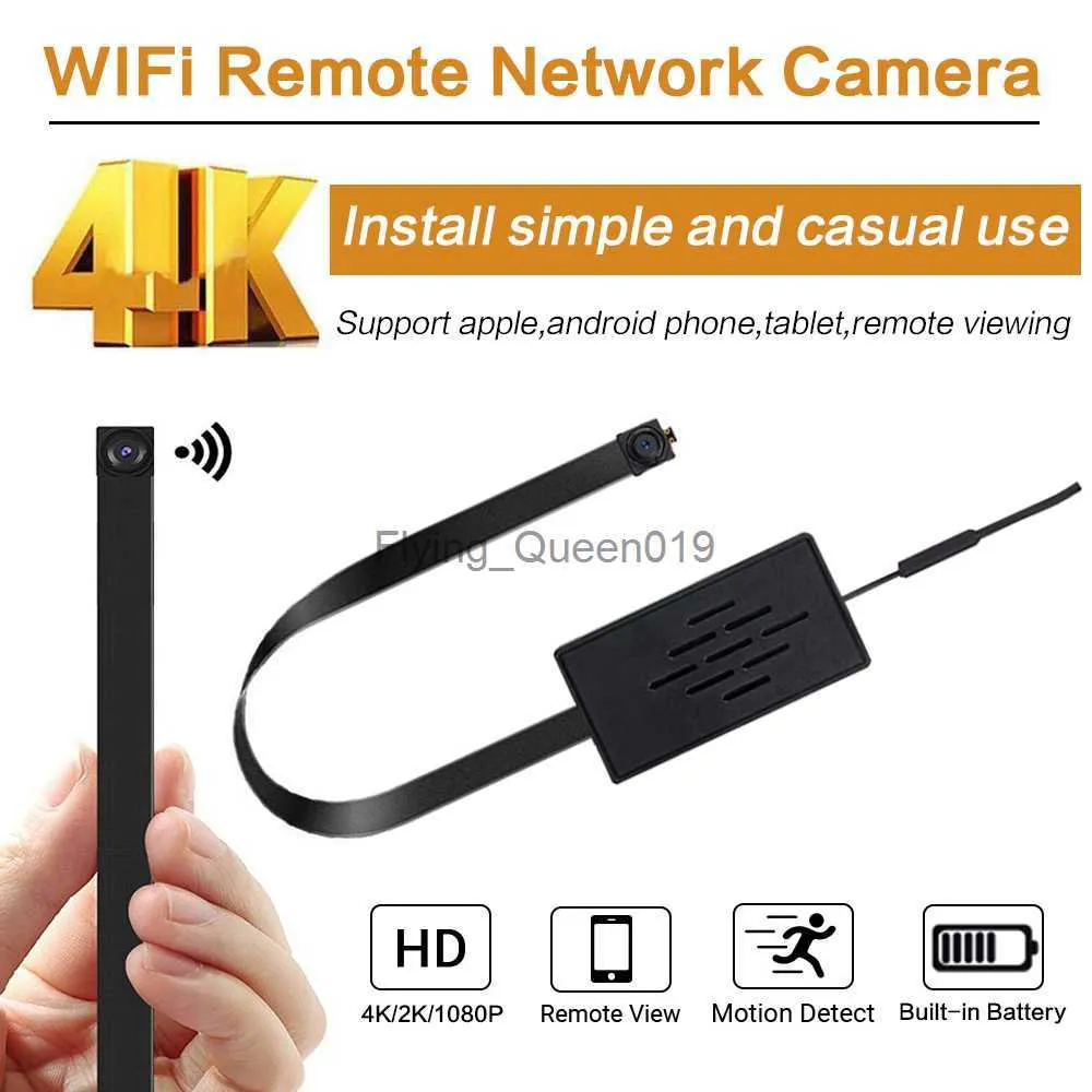 HD 1080P Wi-Fi IP mini rejestrator wideo w czasie rzeczywistym zabezpieczenia zabezpieczeń mikro-kamera Moduł DIY Motur Remote Contro Hidden TF HKD230812