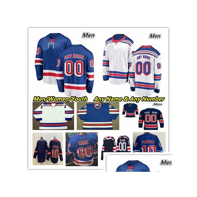 ヨガの衣装Artemi Panarin NY Hockey Jerseys Patrick Kane Alexis Lafreniere Adam Fox Igor Shesterkin Vincent Trocheck Chris Kreider DH7FP