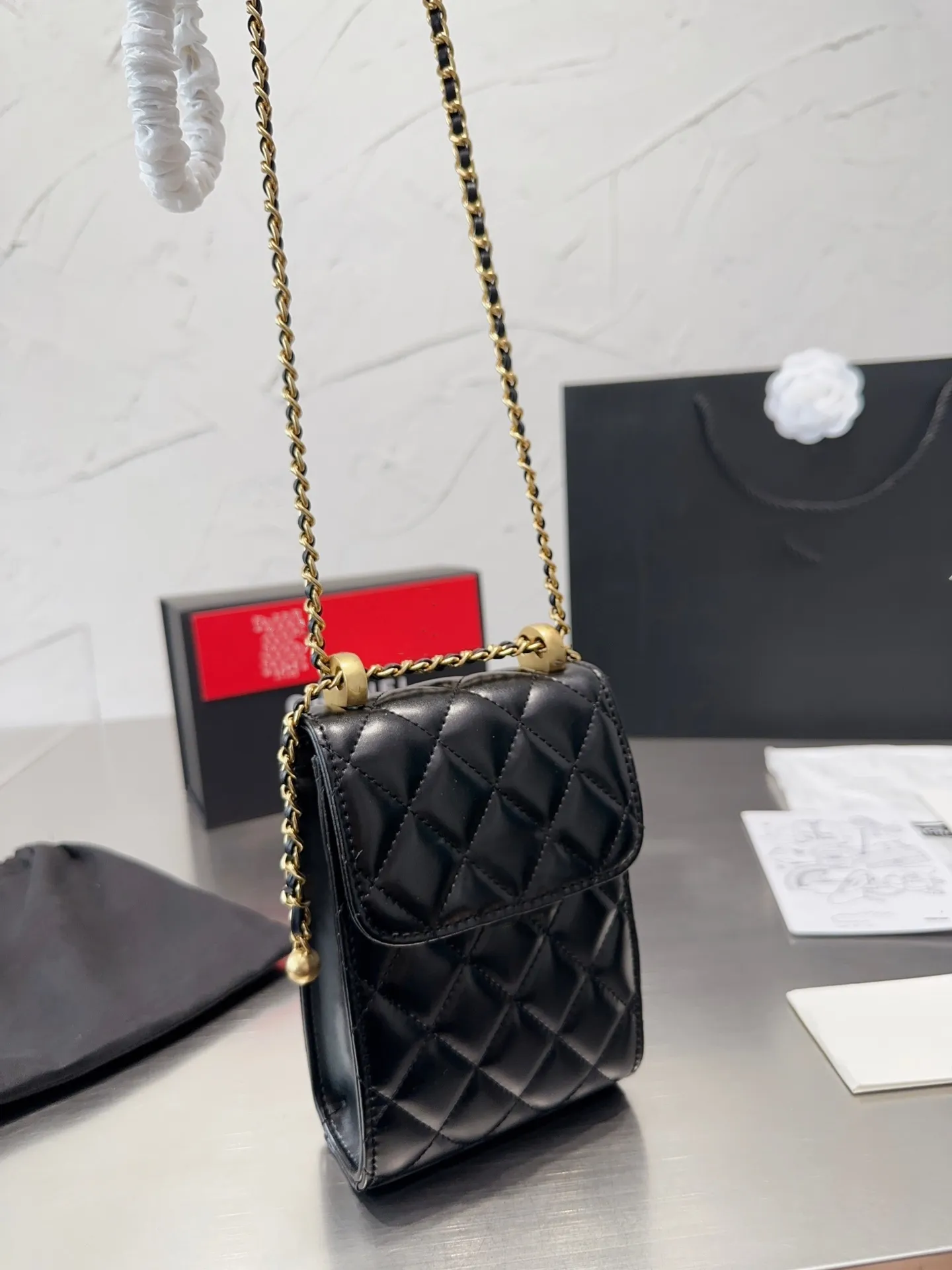 Sac top boule bandoulière