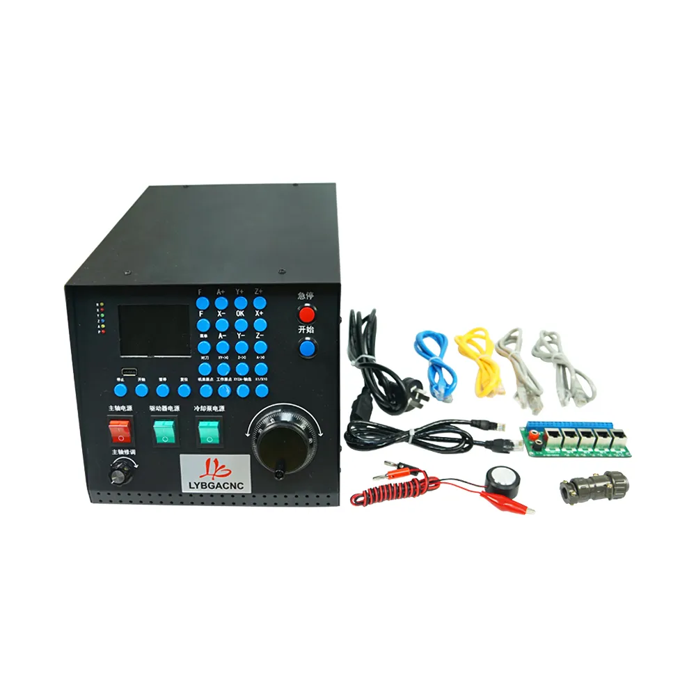 CNC Engraver Offline Control Box 3 Axis 4 Axis Off Line Controller 800W 1500W 200W VFD لآلة نحت طحن الخشب DIY