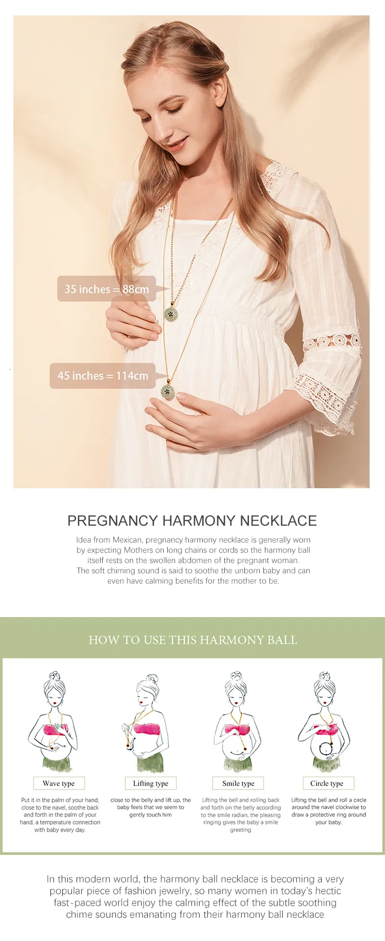 Comfort bell necklace deals