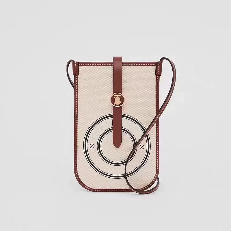 مصمم القماش حقيبة الهاتف المحمول حزمة الأزياء iPhone 12pro الكتف حقيبة كروس جسم محفظة
