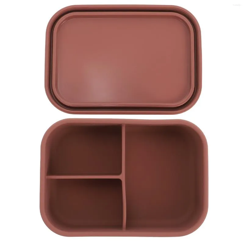 Container per le perdite a prova di perdita di perdite in silicone box bento custodia portatile aldult silice gel esterno