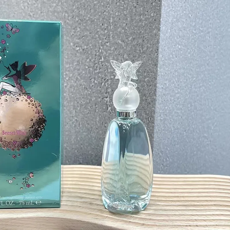 Perfume for Women Secret Wish Designer Anti-Perspirant DEODORANT 75 ML EDT Spray Natural Female Kolonia 2.5 Fl.OZ Eau de Toilette Długujący zapach zapachowy na prezent